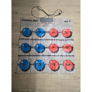 Nintendo Power Pad NES Controller Floor Mat Side A B Vintage 1988